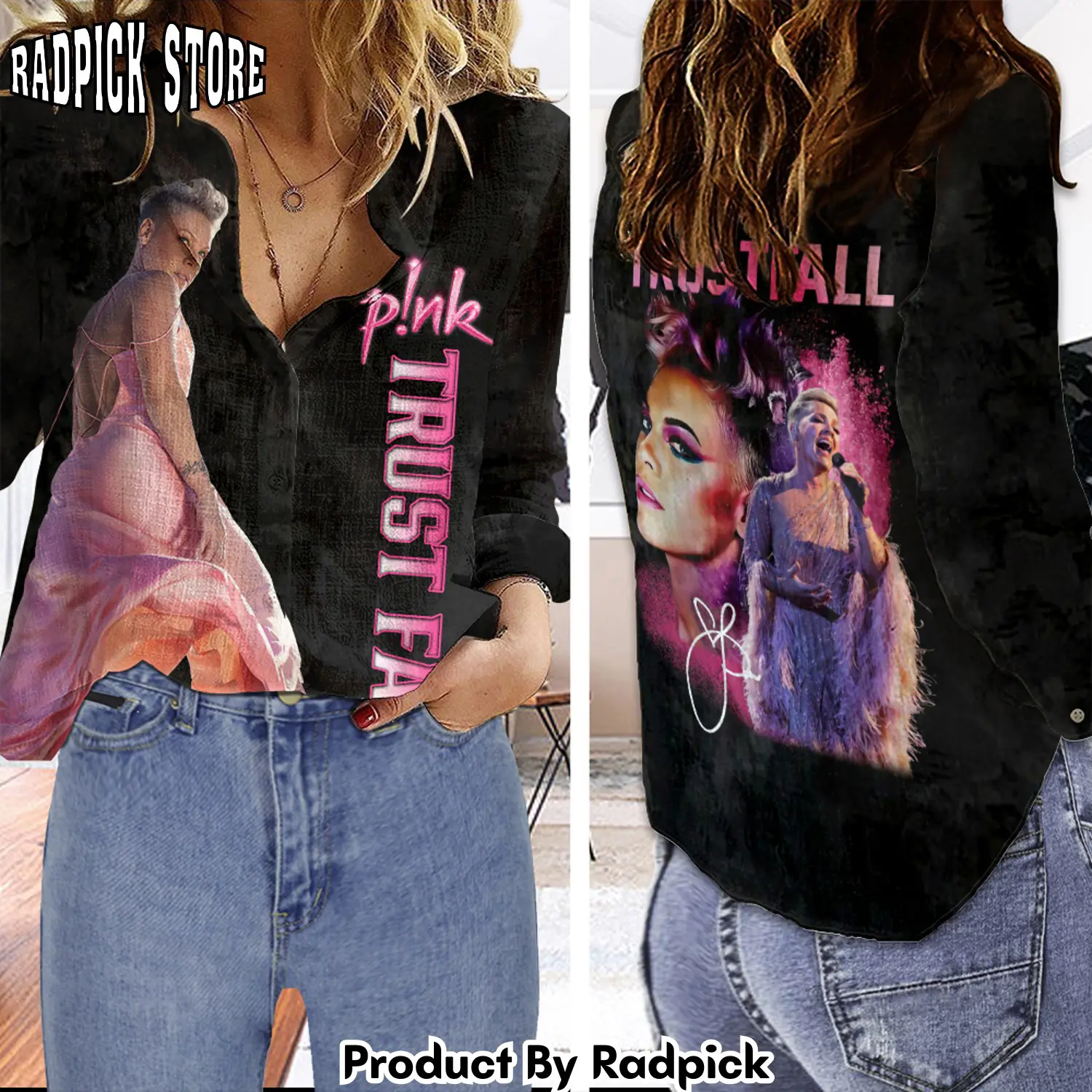 Radpick pnk 3d linen shirt rp662474